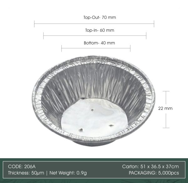 Aluminum Foil Cup_Code 206A