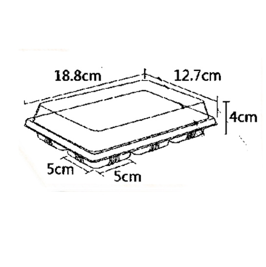 Food Tray with Lid_Code B138