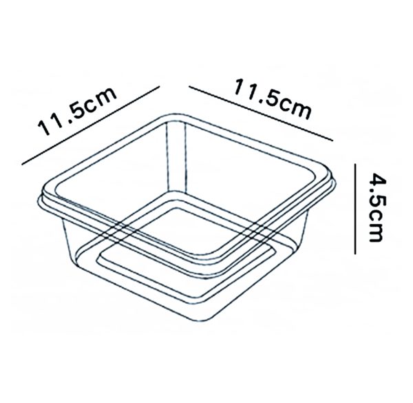 Food Tray with Lid_Code B515