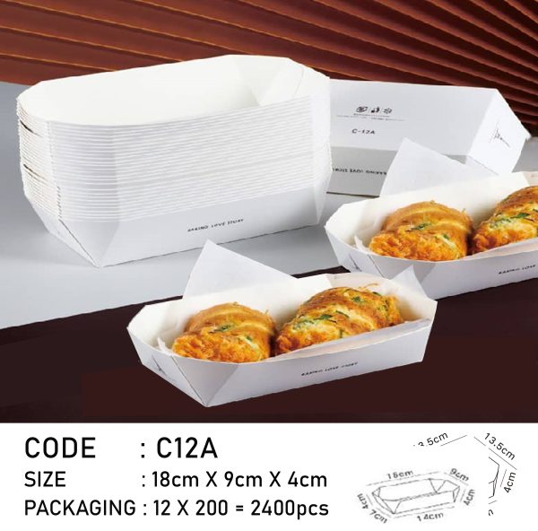 Paper Food Tray_Code C12A