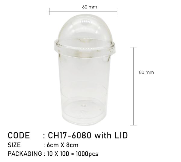 Dessert Cup with Lid CH17-6080