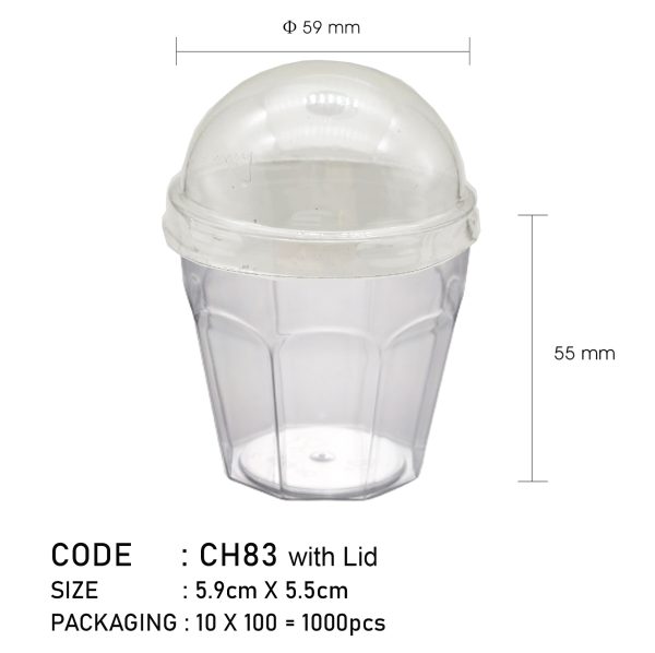 Dessert Cup CH83 with Lid