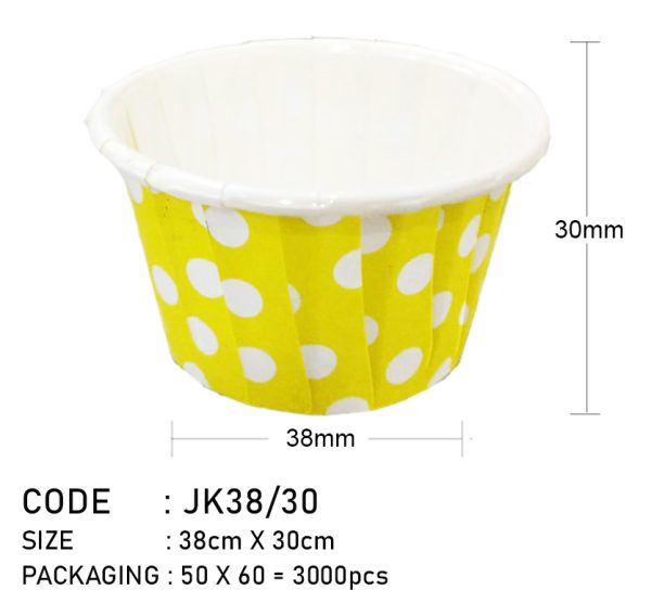 Paper Cup Yellow JK38/30