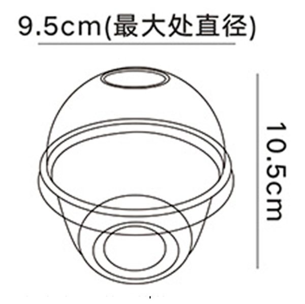 Cup Display PVC/PET YF96-300U